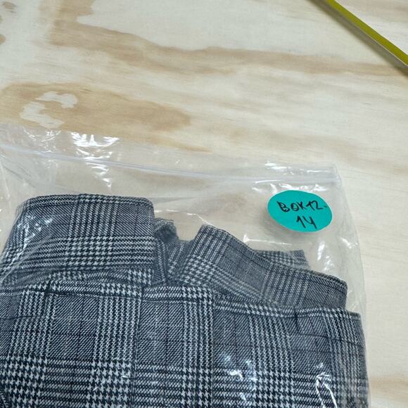 Zara Man Plaid Jacket Shaket with Hood Casual Windbreaker Med 6719/359/064 - Picture 13 of 13